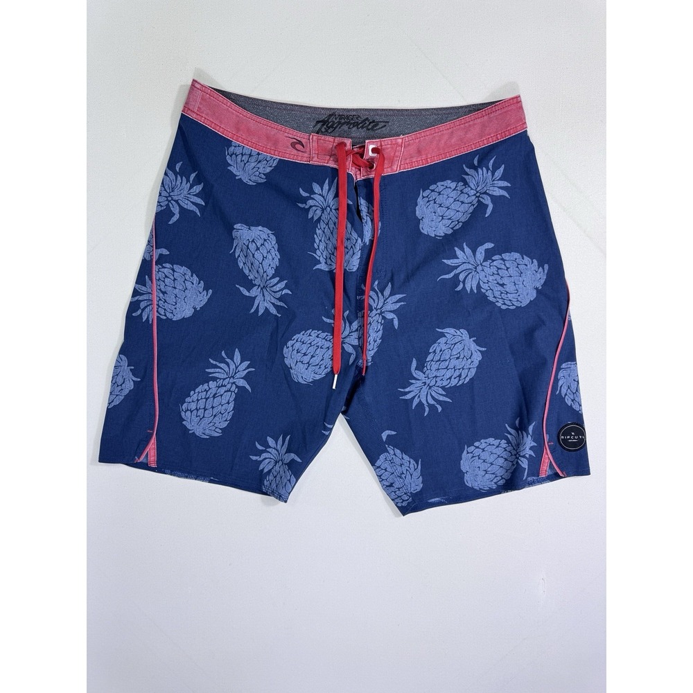 Rip Curl Mirage Board Shorts Men's 33 Pineapple Floral Surf Beach Swim Resort